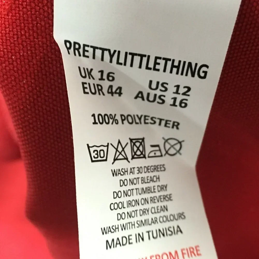 Pretty Little Thing Single Breasted Oversized Blazer, Women's Size 12 {US} - Red - Picture 8 of 12